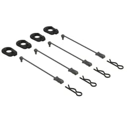 ARA390294 Body Clip Retainer 1/5 Scale Black (4)