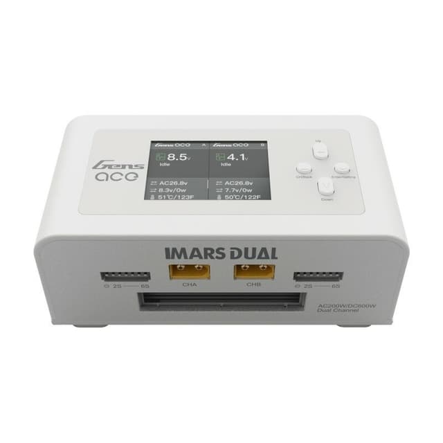 Gens Ace Imars Dual Charger 15A 2-6S Hvid