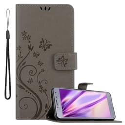 Samsung Galaxy J4 2018 Plånboksfodral Skal (Grå)
