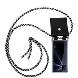 Oppo A92 Skal Fodral Kedja (Blå)