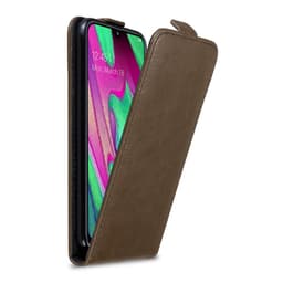 Samsung Galaxy A40 Pungetui Flip Cover (Brun)