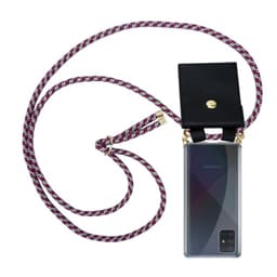 Samsung Galaxy A71 5G Skal Fodral Kedja (Röd)