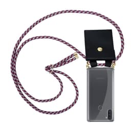 Samsung Galaxy A11 / M11 Etui Cover Kæde (Rød)