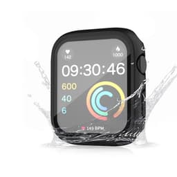 INF 2-pack vedenpitävä kotelo Apple Watch iWatch 9/8/7/6/5/4 IPX8 mustalle 41mm