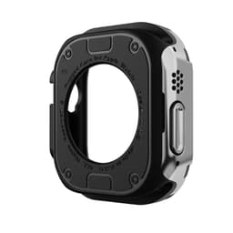 INF 2 i 1 beskyttelsesveske, mykt TPU-deksel for Apple Watch Sølv 44-45 mm: 4,5x1 cm 2