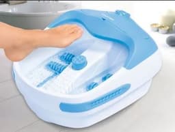 Fotbad med värme och massage bubble footcare lanaform