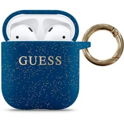 Guess AirPods (1/2) Cover Glitter Blå