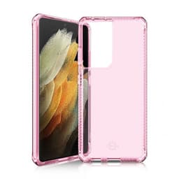 ItSkins Samsung Galaxy S21 Ultra Kuori Spectrum Clear Vaaleanpunainen