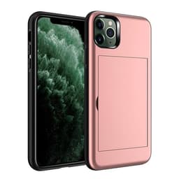 iPhone 11 Pro -kotelo vaaleanpunaisella korttipaikalla