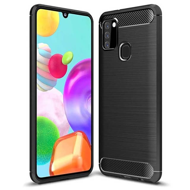 Børstet silikone cover Samsung Galaxy A21s