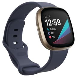 Sport Rannekoru Fitbit Sense - Harmaa sininen