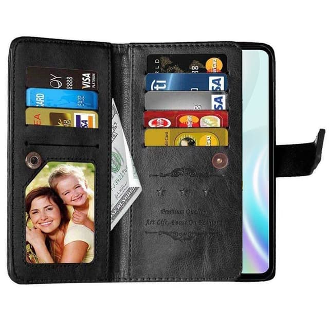 Dubbelflip Flexi 9-kort OnePlus 8 - Svart