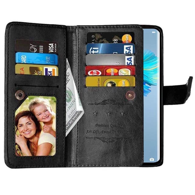 Dubbelflip Flexi 9-kort Huawei Mate 40 Pro  - Svart