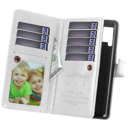 Dobbeltflip Flexi 9-kort Samsung Galaxy A02s  - hvid