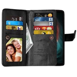 Dubbelflip Flexi 9-kort Sony Xperia 10 II  - Svart