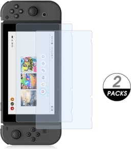 2-pakkaus näytönsuoja karkaistu lasi Nintendo Switchille (2017)