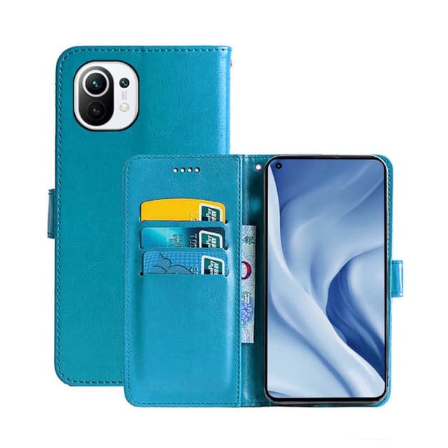 Wallet Cover 3-kort Xiaomi Mi 11 Lite  - Lyseblå