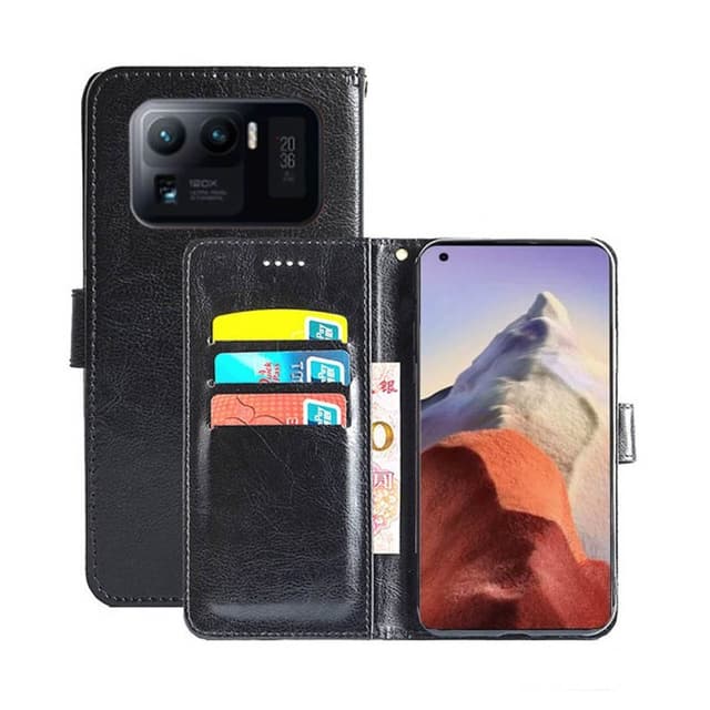 Lommebokdeksel 3-kort Xiaomi Mi 11 Ultra  - Svart
