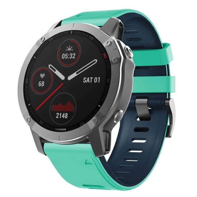Twin Sport Rannekoru Garmin Fenix 6 - Siniharmaa