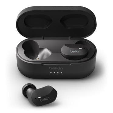Belkin SoundForm, Hörlurar, I öra, Musik, Svart, Röra, IPX5
