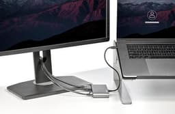 StarTech.com TB3DKM2HDL, Koblet med ledninger (ikke trådløs), Thunderbolt 3, 10,100,1000 Mbit/s, IEEE 802.3ab,IEEE 802.3i,IEEE 802.3u, Grå, 3840 x 2160 piksler