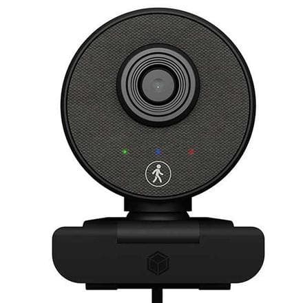 Raidsonic webbkamera med mikrofon IB-CAM501-HD Svart