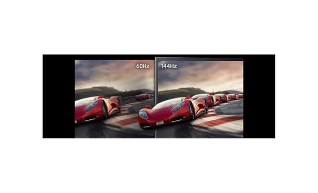 Oppdateringsfrekvens: 144 Hz