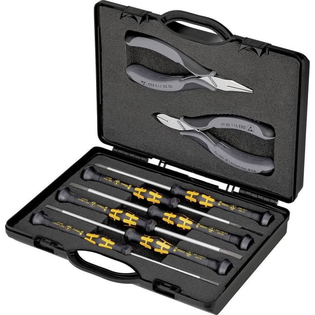 Knipex 00 20 18 ESD 00 20 18 ESD Elektriker Verktygsset