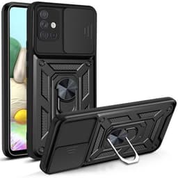 Skyddsskal med kameraskydd & Magnet Samsung Galaxy A71 Svart