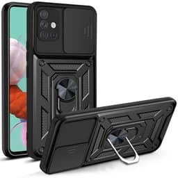 Skyddsskal med kameraskydd & Magnet Samsung Galaxy A51 Svart