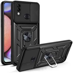 Skyddsskal med kameraskydd & Magnet Samsung Galaxy A10s Svart