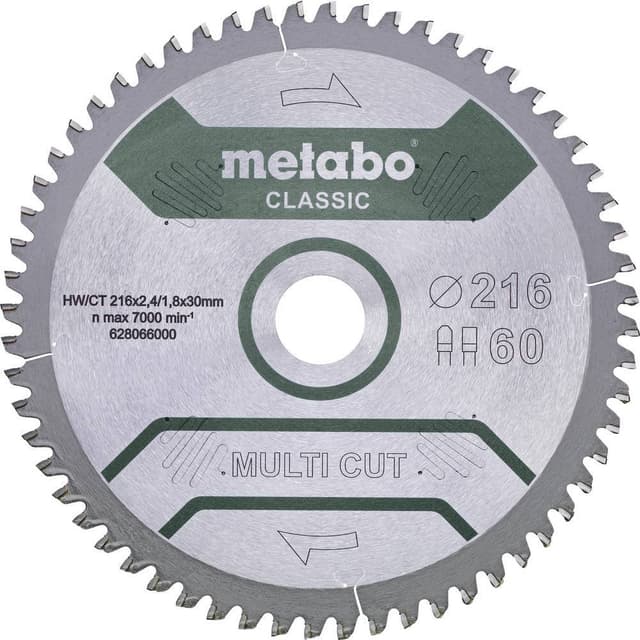 Metabo MULTI CUT CLASSIC 628286000 Cirkelsågblad 305 x