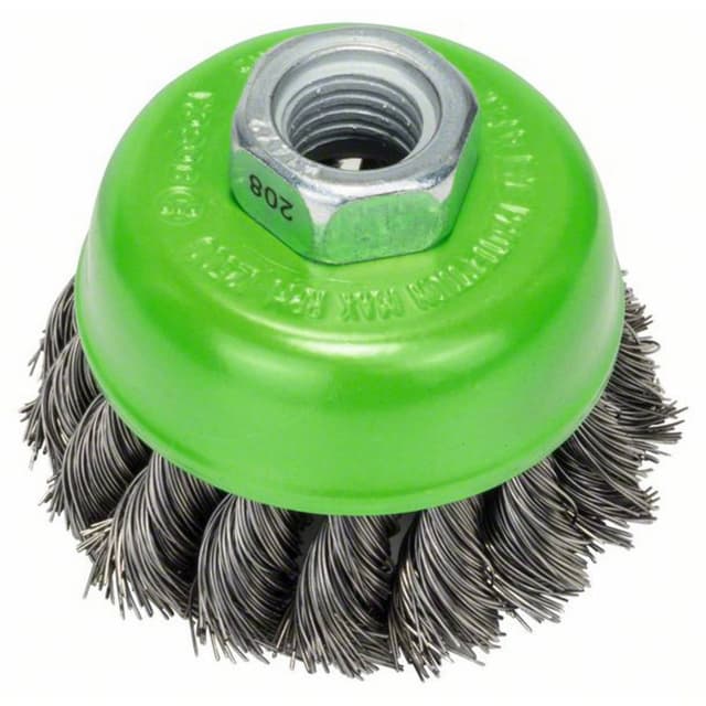 Bosch Accessories Kopstålbørste, rustfri 65 mm, 0,35 mm, 12500 U/ min, 14 2608622104 1 stk
