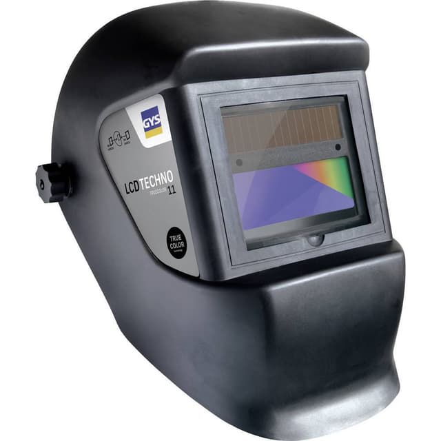Svettskyddshjälm Svart GYS LCD TECHNO 11 TRUE COLOR