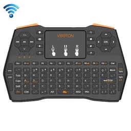 Trådløst tastatur + Touchpad til TV Box / PC mm