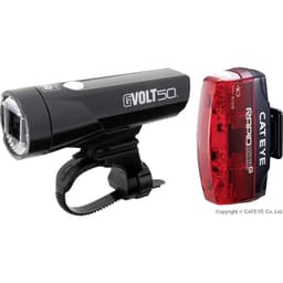 Cateye Cykelbelysning-set GVOLT50 + RAPID MICRO G LED