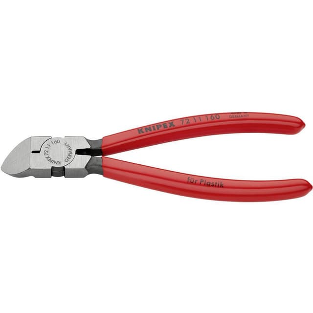 Knipex 72 11 160 Verkstad Sidavbitare för plast utan