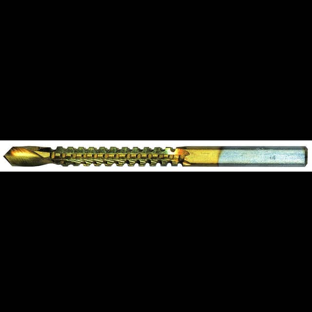 C.K. T3193T HSS Metal-fræsebor 6 mm TiN Cylinderskaft 2 stk