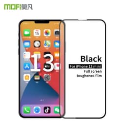 2.5D helskærmsskåner med hærdet glas til - iPhone 13 mini - Sort