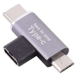Adapter USB-C-hun til USB-C-han + Micro-USB-han