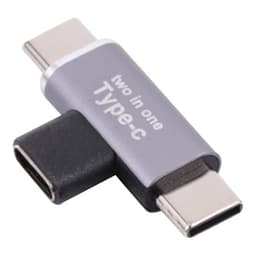 Adapter USB-C-hun til USB-C-han + USB-C-han