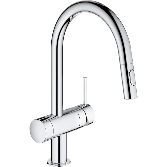 Grohe Minta köksblandare med C-pip och diskmaskinsventil (krom)