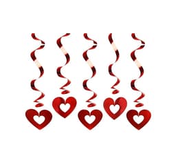 Dekoration Hjerter 60 cm