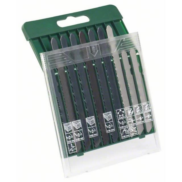 10-delarsSTS-set (trä/metall)T-skaft Bosch Accessories