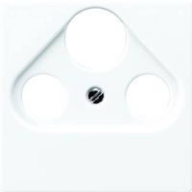 Jung 1x Vippa/centrumplatta Skydd Cremevit A561PLSAT