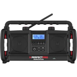 PerfectPro WORKSTATION Byggarbetsradio FM, DAB+