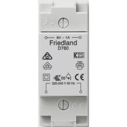 Honeywell Home D780 Dørklokke-transformator 8 V/AC 1 A