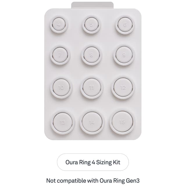 Oura Ring 4 storlekskit