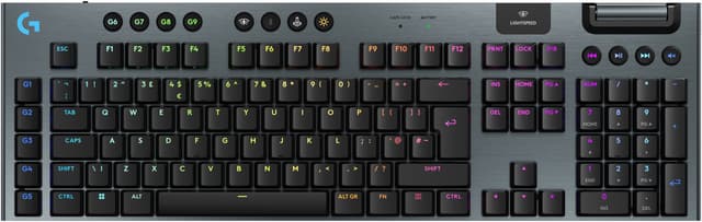 Logitech G915 X Lightspeed Wireless Clicky tangentbord för gaming (svart)