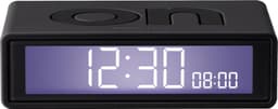 Lexon Flip Mini väckarklocka LR158G3 (mörkgrå)